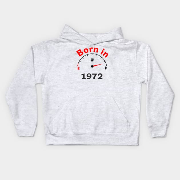 Born / made in 1972, 50 years, 50th birthday gift Kids Hoodie by Sport Siberia